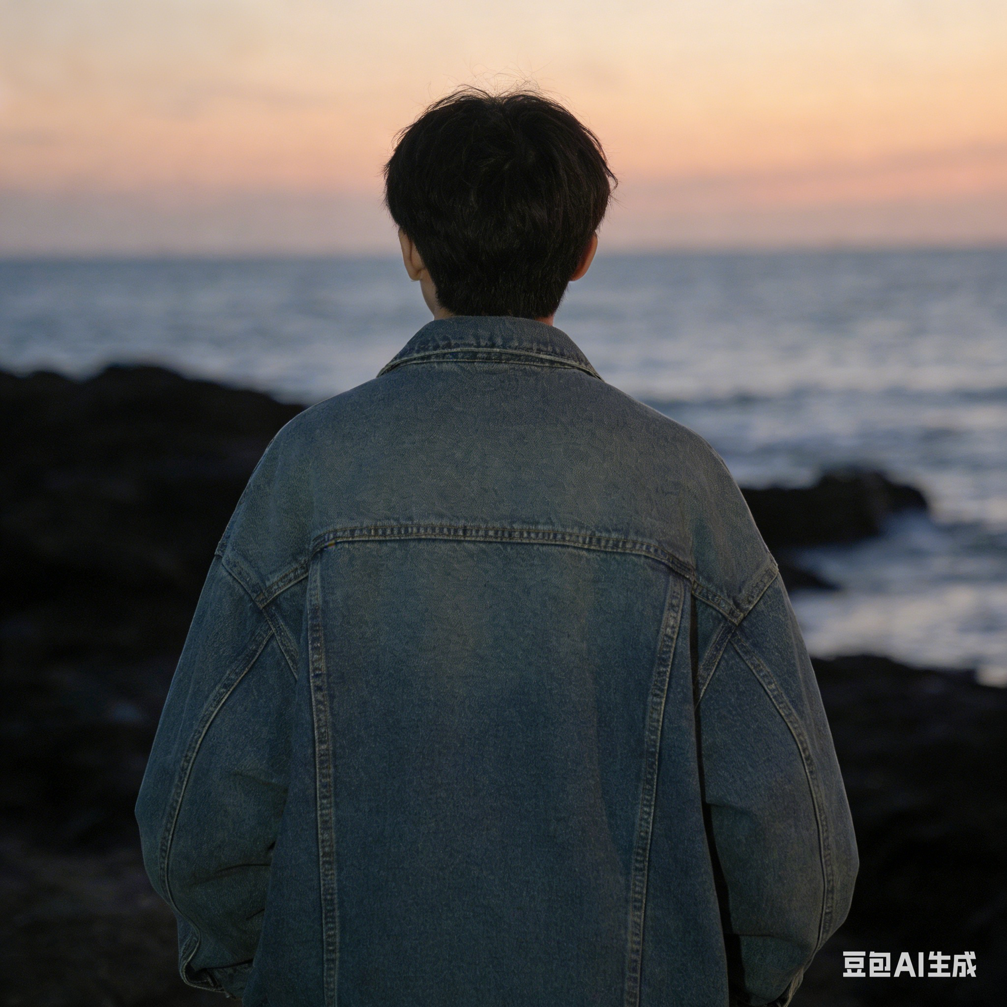 三十岁左右女性头像，穿职业套装，黑色长发，简洁背景，专业产品经理形象